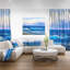 Paysage marin-reproduction sur toile tendue-29505203