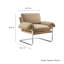 Fauteuil d'appoint en velours Ansel Performance-107794522