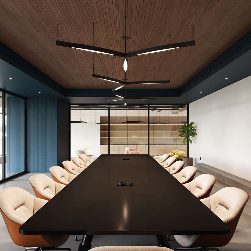 Ola 3 - Light LED Pendant, Satin Black