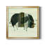 Woodgrain Pig - Peinture sur toile encadrée-492441475-492441502