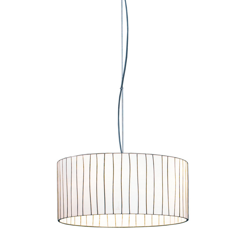 Curvas Pendant, 9.1" H x 19.7" W x 19.7" D