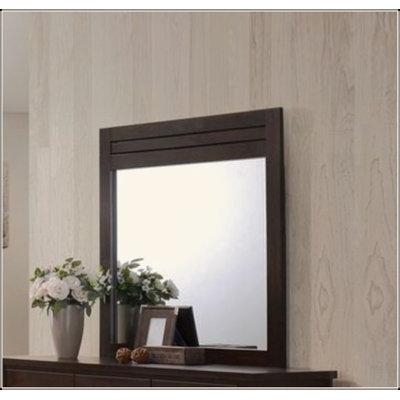 Mahogany Finish Mirror