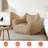 Bean Bag Chair for Adults with Corduroy Fabric and Foam Filled, Beige-473414092