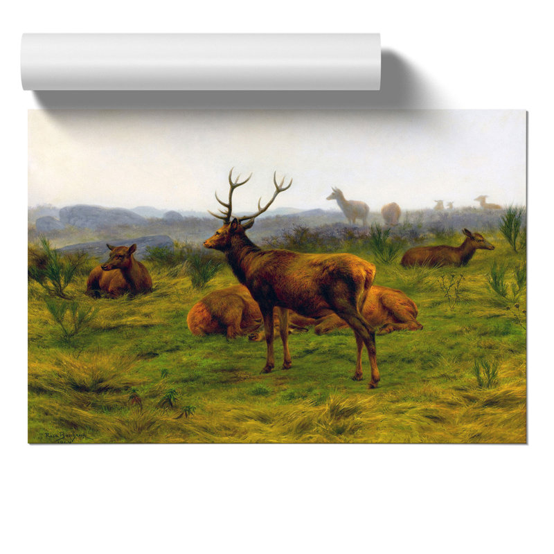 The Stag by Rosa Bonheur - Frameless Print, 30cm H x 42cm W x 0.1cm D