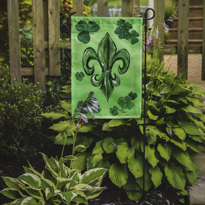 Drapeau de jardin Bairn St Patrick's Fleur-de-lis