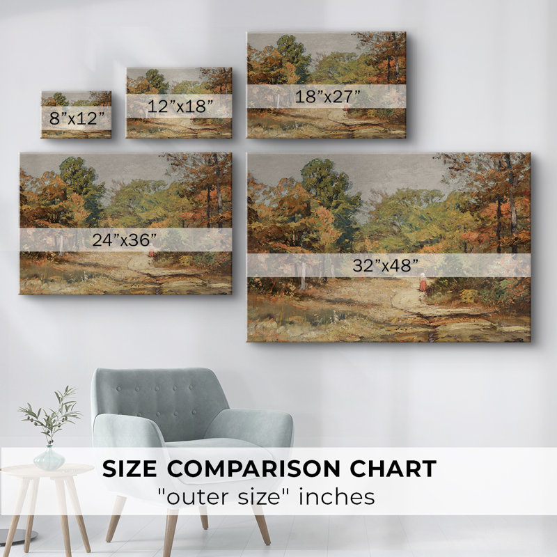 Paysages rétro-CMXCI -Galerie enveloppée Cavas, 12 x 18