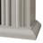 Cement Ash Finish 48“ Electric Fireplace, Freestanding Heater Surround for Living Room-916649856