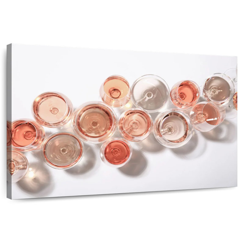 Vin rose Yarlin pour tous, H 32 po x l 48 po