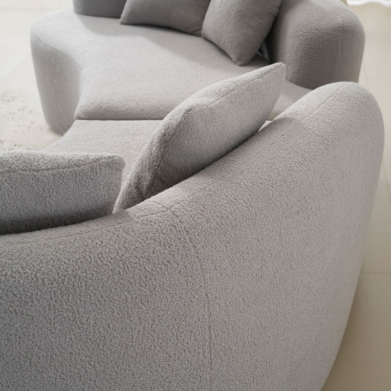 Canapé Curved, Ourson gris