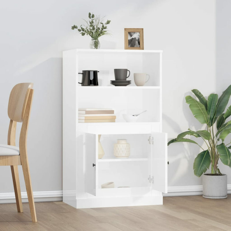 Sadhika Accent Cabinet, Glossy White