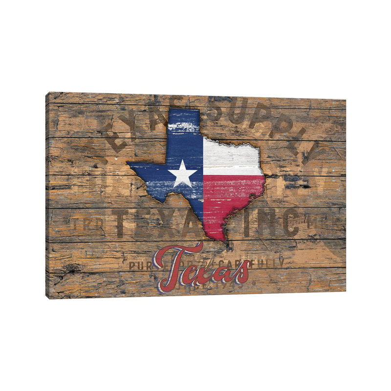 Rustic Morning In Texas State by Diego Tirigall - Print on Canvas, Wrapped Canvas, 45.72cm H x 66.04cm W x 3.81cm D
