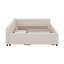 Lit plateforme tapissier avec port USB et lit gigogne simple-94375232