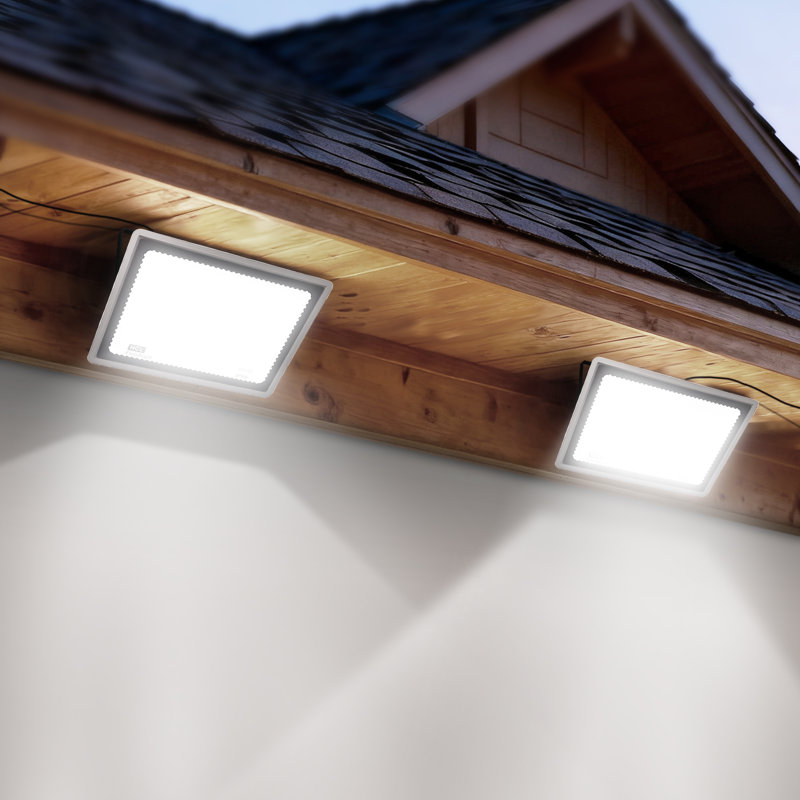 Light Sensor Floodlights，Automatic Security Flood Lighting IP66 Waterproof Flood Lights