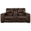 Causeuse inclinable électrique avec console Chet-1024775092