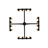 Dip 16 - Light Glass and Steel Dimmable Chandelier