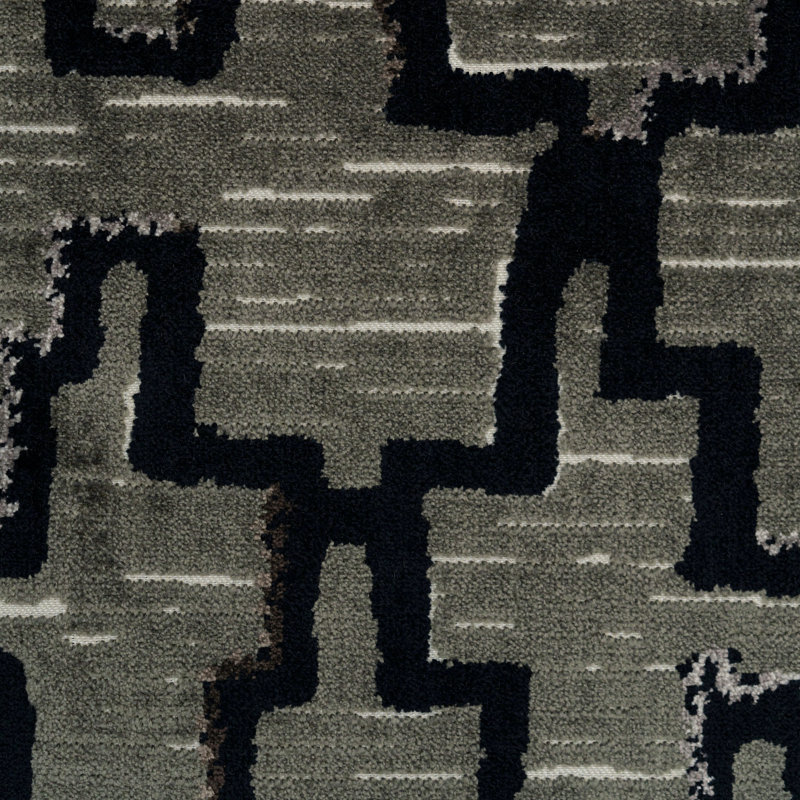 Tissu de revêtement en velours Venturo, Granit