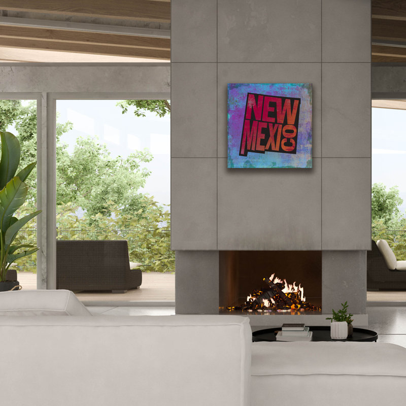 "Epic Graffiti" New Mexico "par Art Licensing Studio, art mural sur toile, 26 po x 26 po