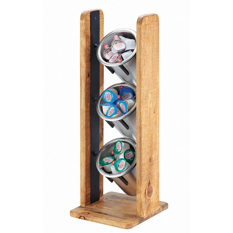 Madera Vertical Cylinder Display