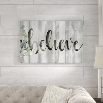 «Farmhouse Inspiration III», art textuel sur toile