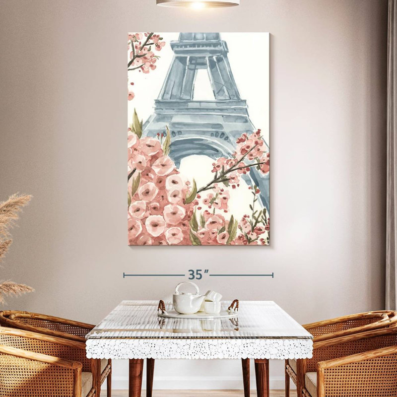 Aime Paris Cherry Blossoms I, 51" H x 34" W