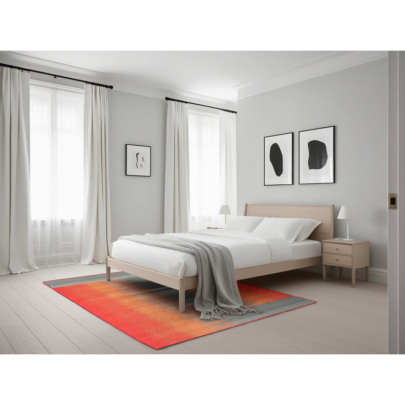 Abstract Indoor Rug, Rectangle 5' x 7'