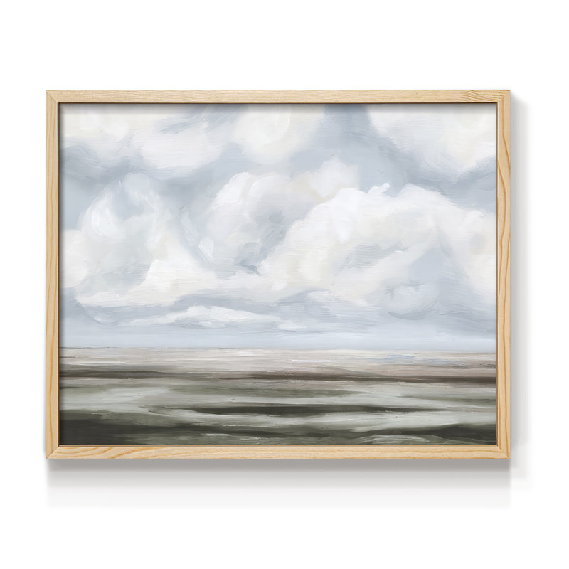 Dilué des plaines III - Reproduction encadrée - Restickable, Naturel, H 22 po x l 28 po