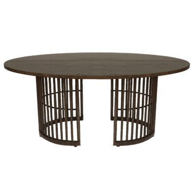 Oval Solid Wood Dining Table