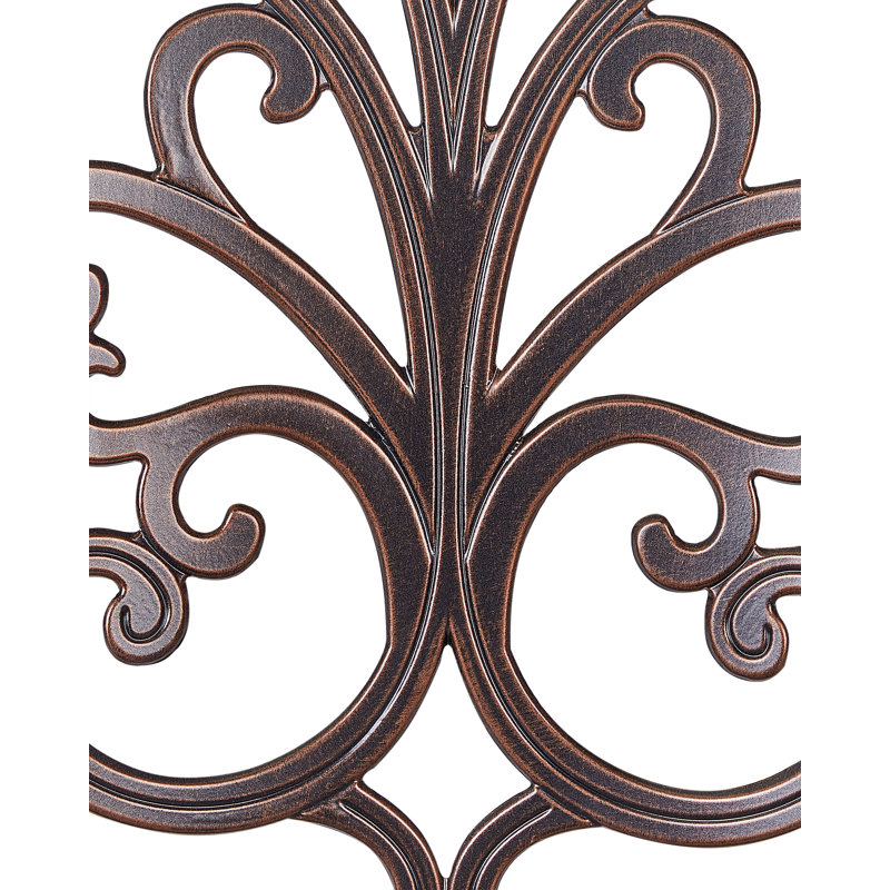 Heston Patio Dining Side Chair, Brown