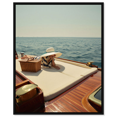 Floating Picnic Graphic Art Canvas