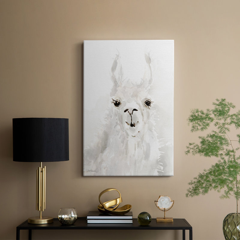 Sweet Llama I - galerie Cavas, H 18 po x l 12 po