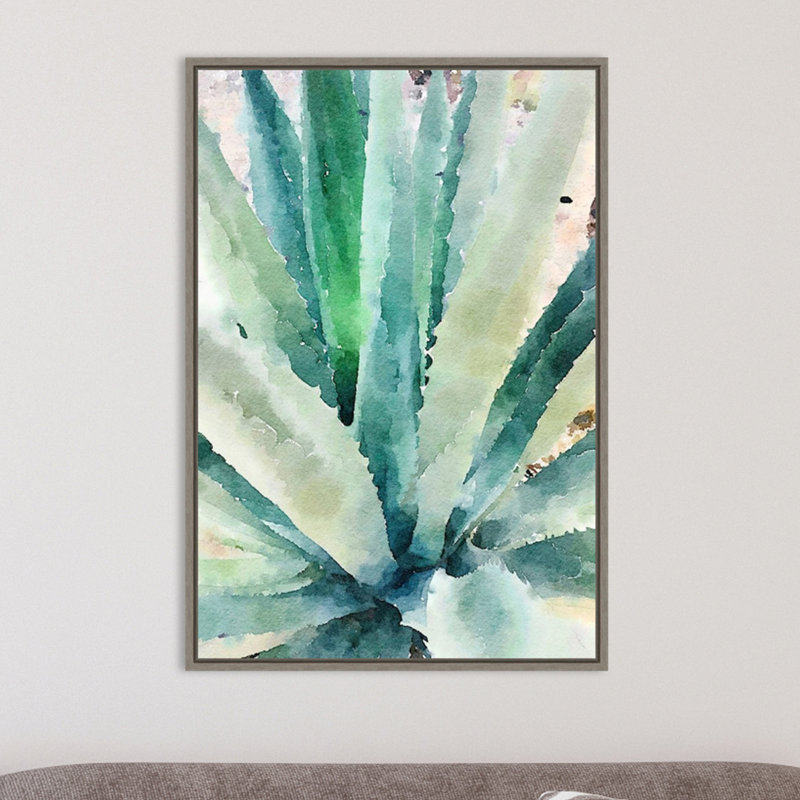 Reproduction d’art sur toile, "Rustic succulent II" par Irena Orlov