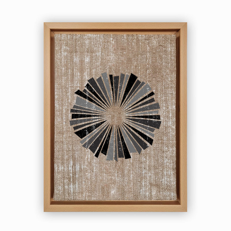 Decorative Canvas Painting, Wood, 37.8" H x 26" W