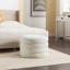Repose-pieds rond avec repose-pieds en velours-1415130693