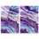 Ensemble de décoration murale « Infinite Starscape » en acrylique avec géodes par Art Remedy, prêt à  accrocher, 10 x 15