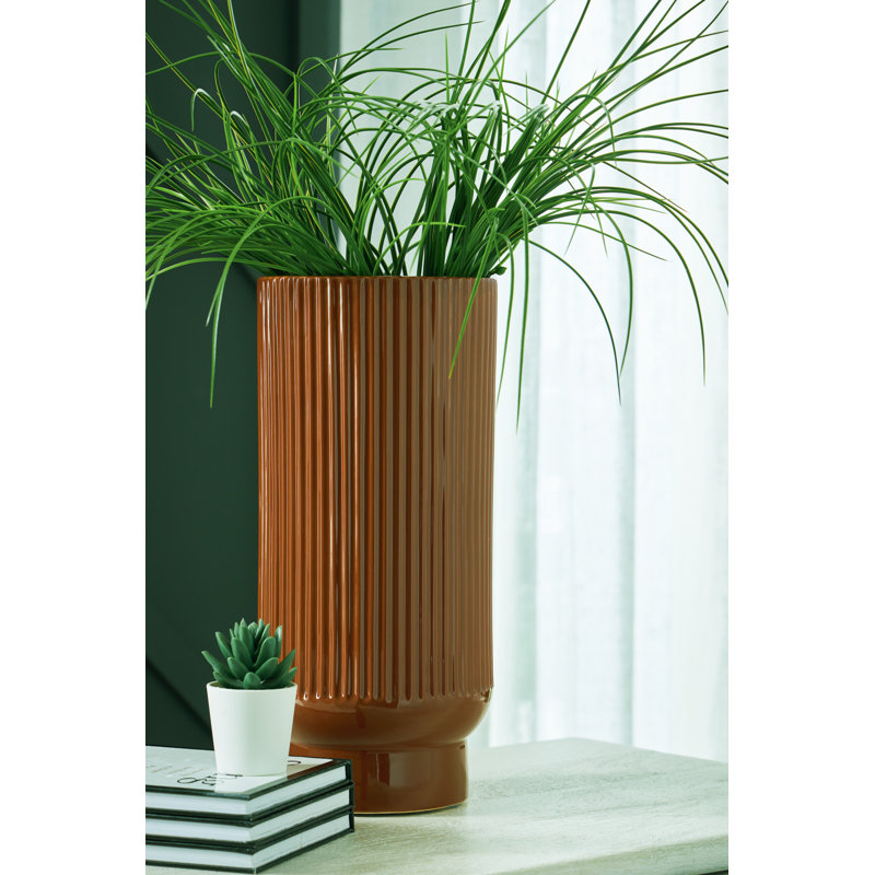 Chaffinch Vase, 2 pieces, 15" H x 7" W x 7" D