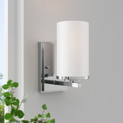 Alfred 8.75" High 1-Light Wall Sconce - Chrome