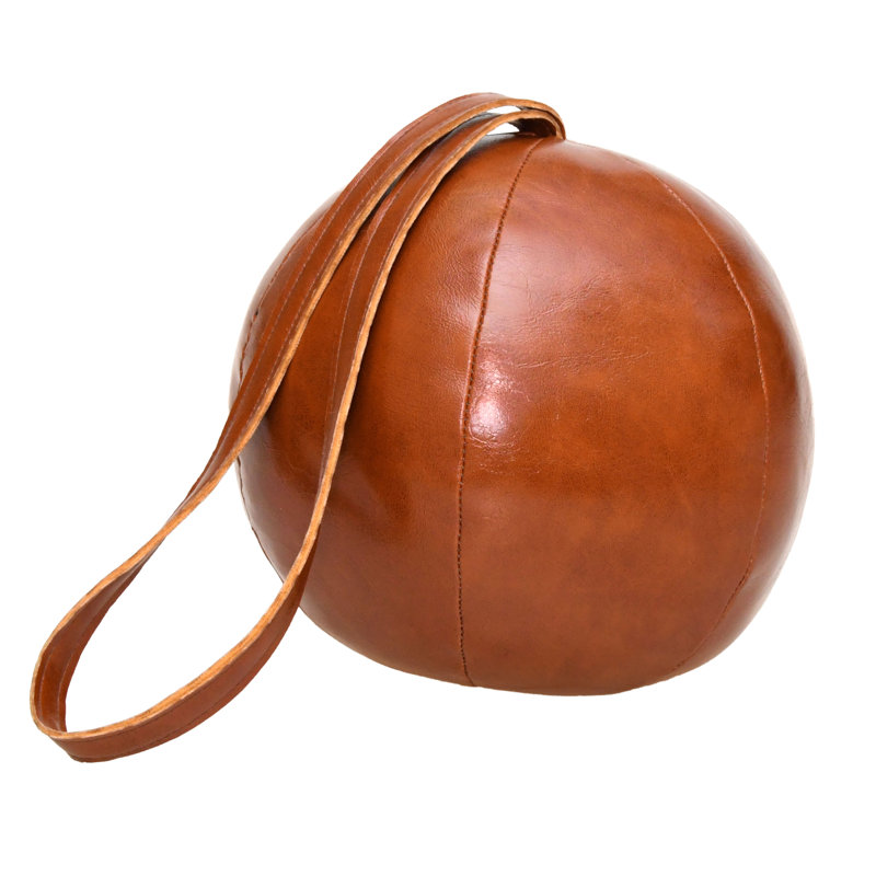 Faux Leather Door Stop