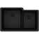 Quartz Classic 33" x 20-1/2" x 9-1/2" Double Basin Undermount Kitchen Sink