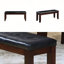 Banc de salle à manger rembourré 1pc
