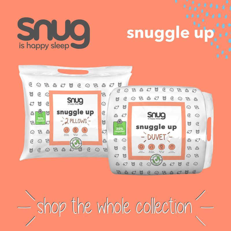 Snug Snuggle Up 13.5 Tog Eco Friendly Cosy and Warm Duvet, Double