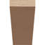 Queue de chevron Concord Woodgrain TimberThane, brun clair apprêté-88142091