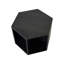 Table de chevet hexagonale 47,24 po Lakeyia-934912317