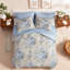 Ensembles de literie à fleurs indémodables, polyester confortable, style rétro pour la maison