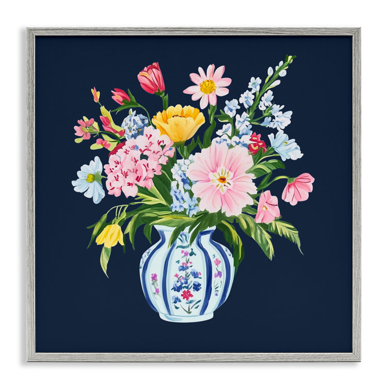 Vase Spring Elegance, Estampe numérique Farmhouse, H 12 po x l 12 po