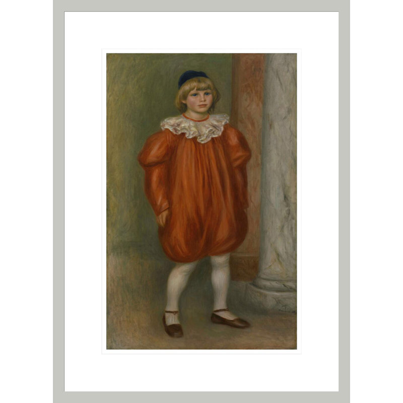 Le clown (Le Clown) Pierre-Auguste Renoir - Impression giclée sur cadre, 21,75 po H x 16,06 po L