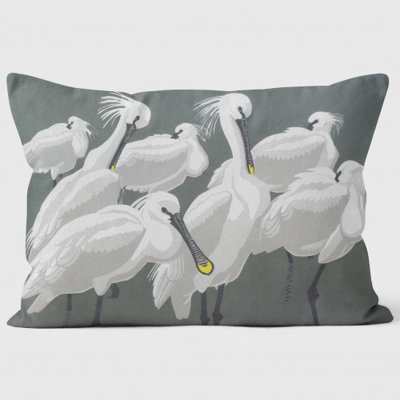 Spoonbills - Robert Gillmor Cushion