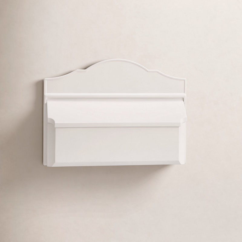 Boîte aux lettres murale, Blanc