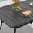 6-Person Rectangular Patio Dining Set Wtin Swivel Chairs-1145516341