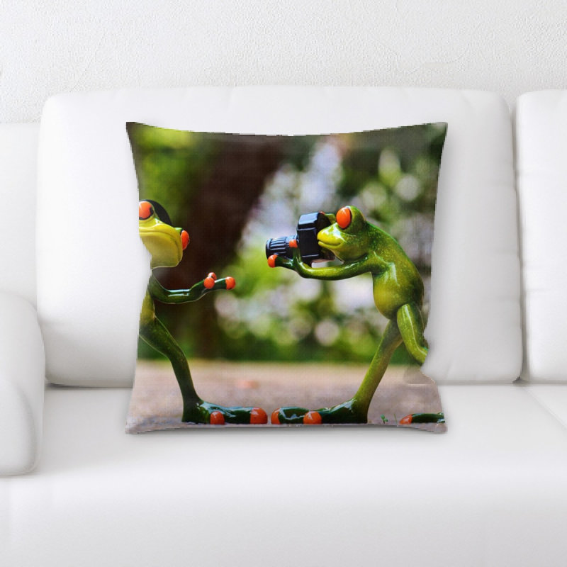 Microsuede Throw Pillow