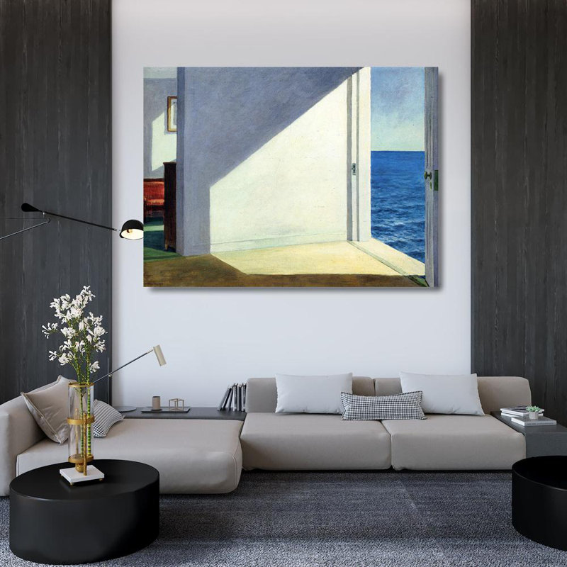 Les chambres au bord de la mer, H 36 po x l 48 po